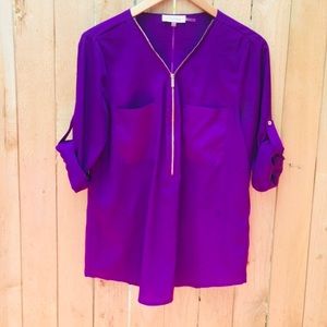 Fuchsia Calvin Klein Blouse